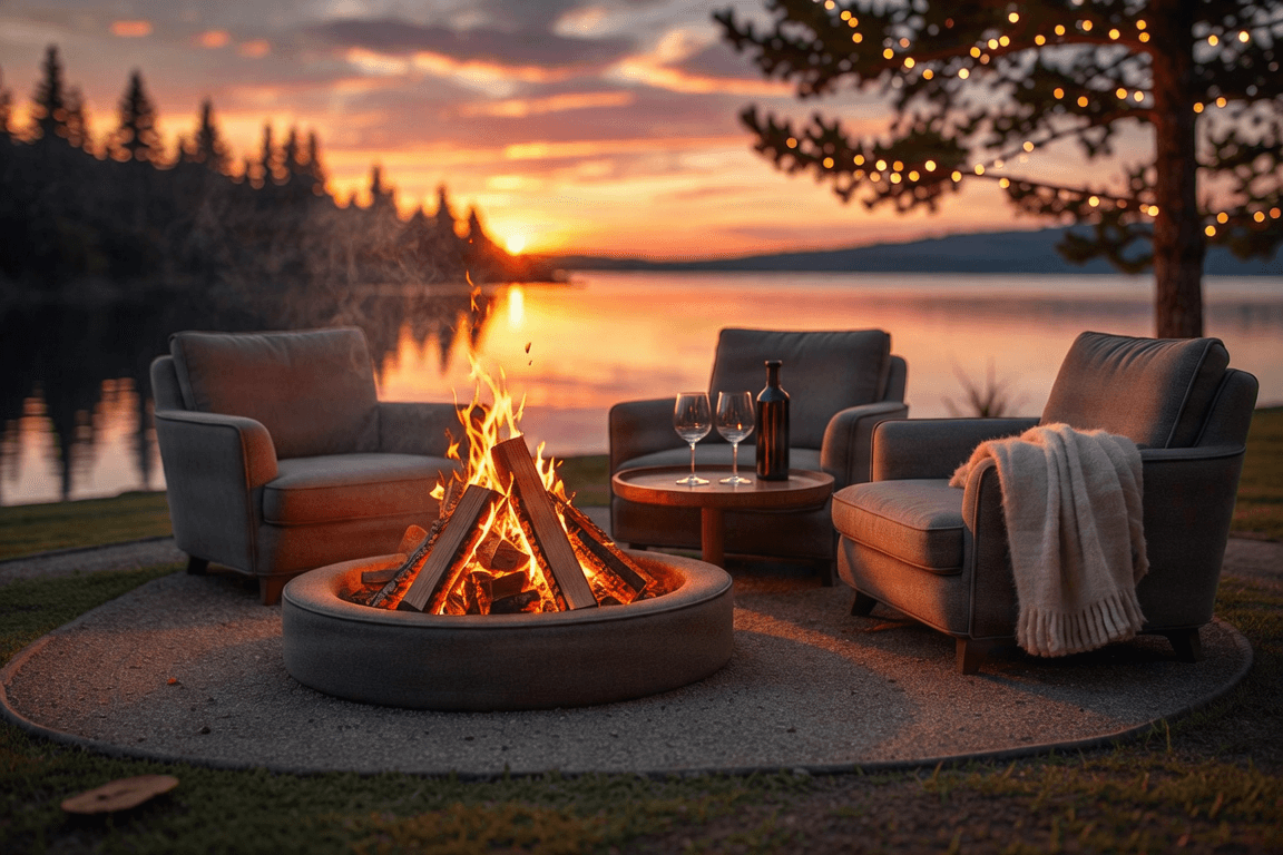 Luxury dinner under the stars