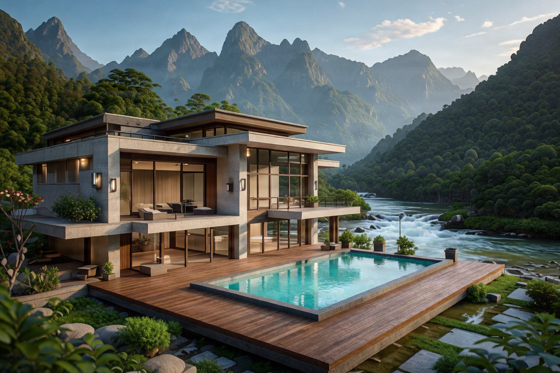 Nehlia Aqua Villas premium riverside villa